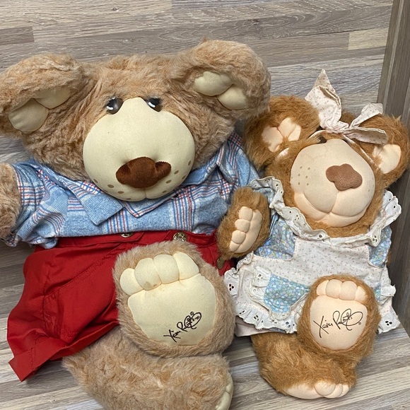 Cabbage patch kids bears Xavier Roberts teddy bears 1986 - Picture 1 of 6